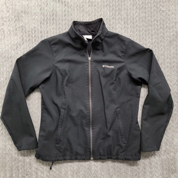 Columbia Women's Black Kruser Ridge Full Zip Softshell Jacket WL5343‎ Size XL - Picture 1 of 12